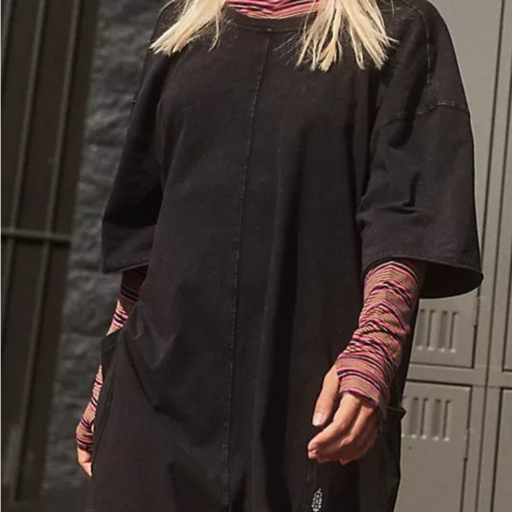 FREE PEOPLE HOTSHOT TEE ROMPER